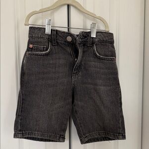 Zara Kids Charcoal Denim Shorts